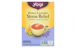 Yogi Honey Lavender Stress Relief Tea  Box  16 pcs